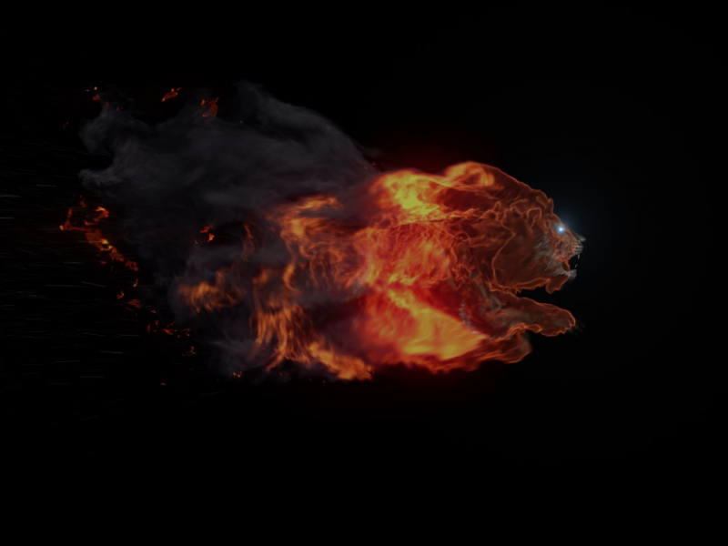 B-KING Logo & Lion Animation