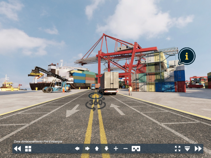 Virtual Tour 360º Sea Port