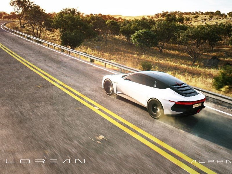 30 sec 3D animation – DeLorean Alpha V